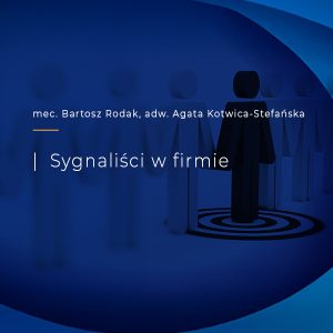 Sygnaliści w firmie